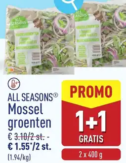 ALDI All seasons Mossel groenten aanbieding