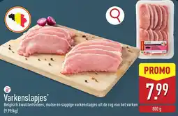 ALDI Varkenslapjes aanbieding