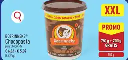 ALDI Boerinneke Chocopasta aanbieding