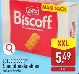 ALDI Lotus biscoff Speculooskoekjes aanbieding