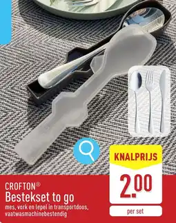 ALDI Crofton Bestekset to go aanbieding