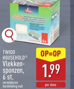 ALDI Twido household Vlekken sponzen, 6 st. aanbieding