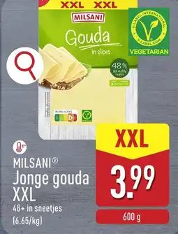 ALDI Milsani Jonge gouda XXL aanbieding