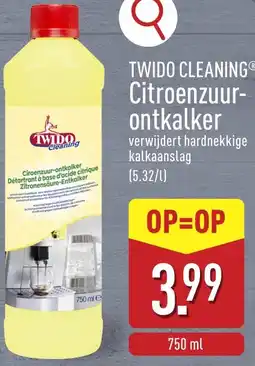 ALDI Twido cleaning citroenzuur ontkalker aanbieding