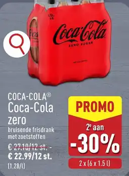 ALDI Coca-Cola zero aanbieding