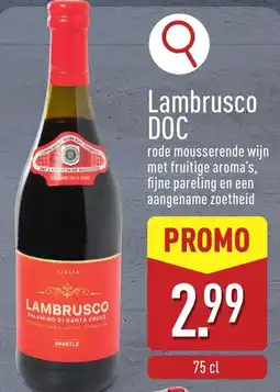 ALDI Lambrusco DOC aanbieding