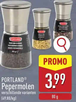 ALDI Portland Pepermolen aanbieding