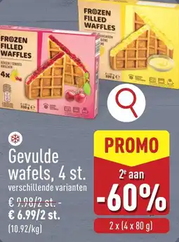 ALDI Gevulde wafels, 4 st. aanbieding