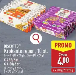 ALDI Krokante repen, 10 st. aanbieding