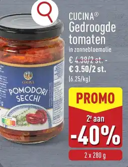 ALDI Cucina Gedroogde tomaten aanbieding