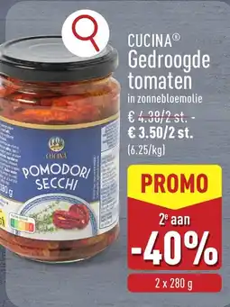 ALDI Cucina Gedroogde tomaten aanbieding