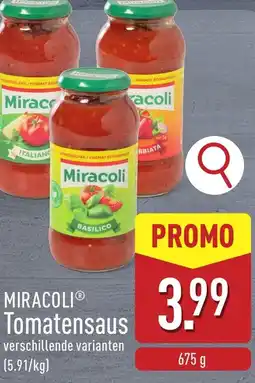 ALDI Miracoli Tomatensaus aanbieding