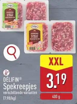 ALDI Delifin Spekreepjes aanbieding