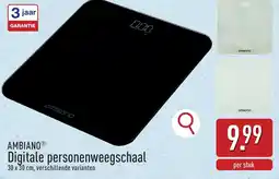 ALDI Ambiano Digitale personenweegschaal aanbieding