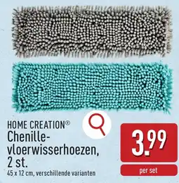 ALDI Home Creation Chenille vloerwisserhoezen, 2 st. aanbieding