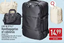 ALDI Live in Style Handbagagetas of cabinetas aanbieding