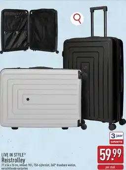 ALDI Live in style Reistrolley aanbieding