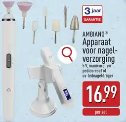 ALDI Ambiano Apparaat voor nagel verzorging aanbieding