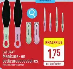 ALDI Lacura Manicure en pedicureaccessoires aanbieding