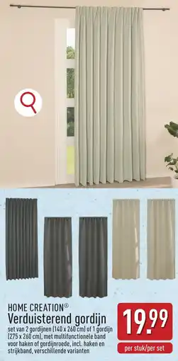 ALDI Home creation Verduisterend gordijn aanbieding