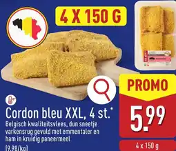 ALDI Cordon bleu XXL, 4 st. aanbieding