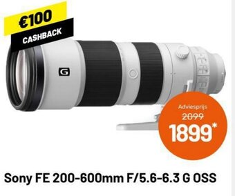 Sony FE 200-600mm F/5.6-6.3 G OSS
