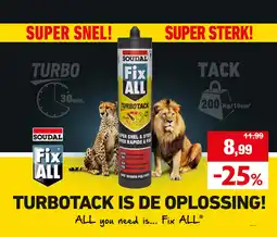 Hubo Soudal Fix All aanbieding
