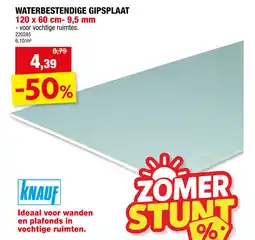 Hubo Waterbestendige Gipsplaat aanbieding