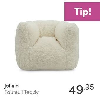 Baby & Tiener Jollein fauteuil teddy aanbieding