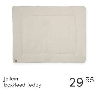 Baby & Tiener Jollein boxkleed teddy aanbieding