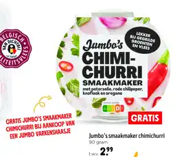 Jumbo Jumbo’s smaakmaker chimichurri aanbieding