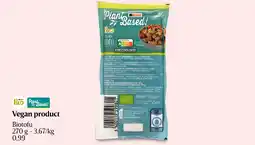 Delhaize Vegan product aanbieding