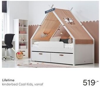 Baby & Tiener Lifetime kinderbed cool kids aanbieding