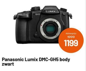 Kamera Express Panasonic Lumix DMC-GH5 body zwart aanbieding
