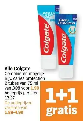 Colgate caries protection