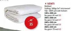 Weba VENTI aanbieding