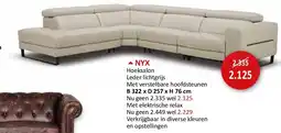 Weba NYX aanbieding