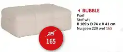 Weba BUBBLE aanbieding