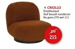 Weba CRIOLLO aanbieding