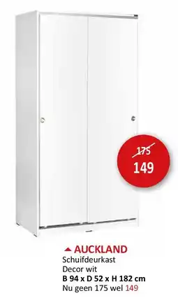 Weba AUCKLAND aanbieding