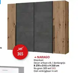 Weba NARAGO aanbieding