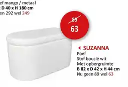 Weba SUZANNA aanbieding