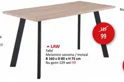 Weba LAW aanbieding