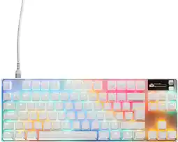 Coolblue SteelSeries Apex Pro TKL Gen 3 Gaming Toetsenbord Azerty Wit aanbieding