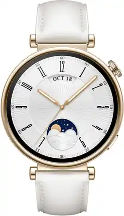 Coolblue Huawei Watch GT 4 Goud/Wit 41mm aanbieding