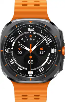 Coolblue Samsung Galaxy Watch Ultra 4G Grijs/Oranje 47mm aanbieding