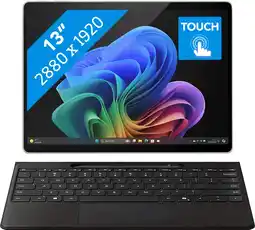 Coolblue Microsoft Surface Pro Copilot+ PC OLED Snapdragon X Elite / 16GB / 512GB Platinum aanbieding