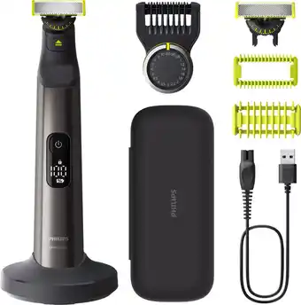 Coolblue Philips OneBlade Pro 360 QP6652/30 Face & Body Chroom aanbieding
