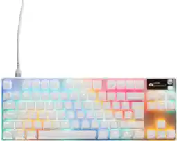 Coolblue SteelSeries Apex Pro TKL Gen 3 Clavier Gamer AZERTY Blanc aanbieding