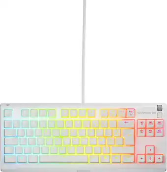 Coolblue SteelSeries Apex 3 TKL Clavier Gamer AZERTY Blanc aanbieding